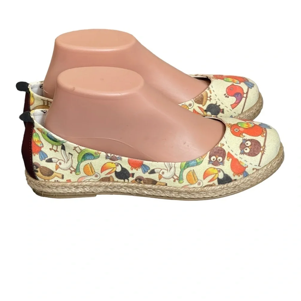Goby Espadrilles Birds Flowers & Sun - Size 37